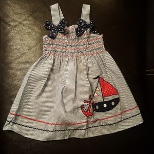 Red, White and Blue Sailor Top - Size 4